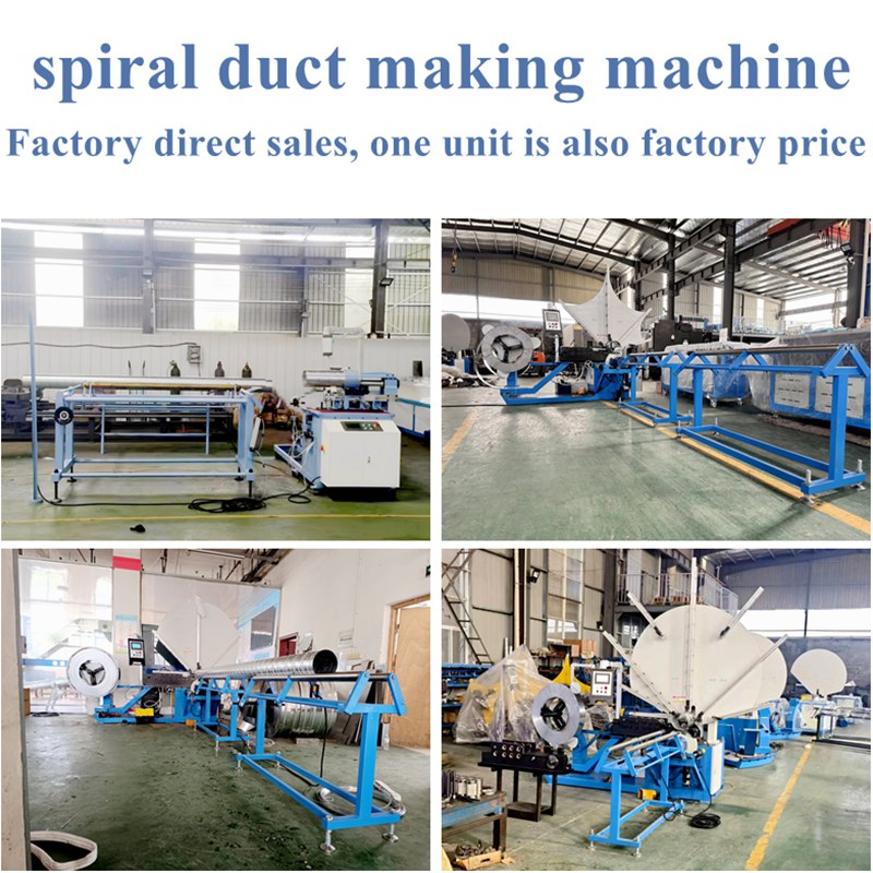 Various models and specifications of spiral air duct forming machine